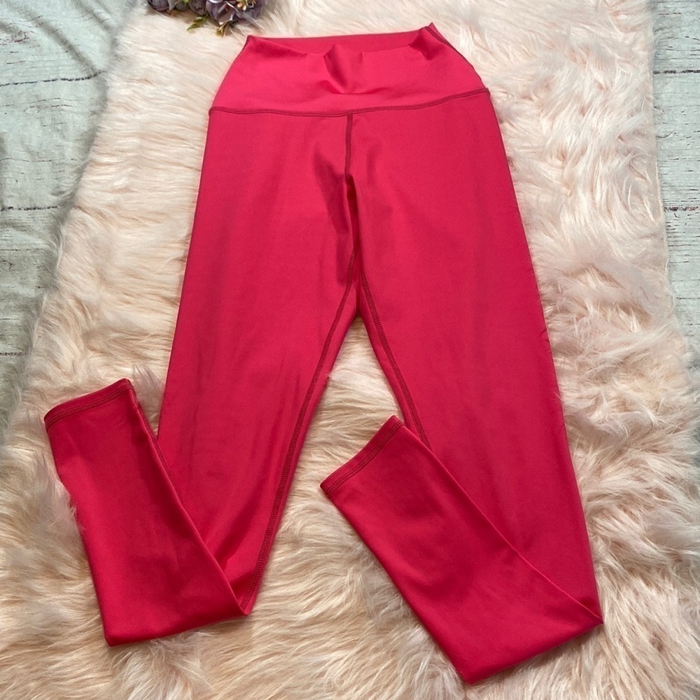Alice + Olivia Aaron High Rise Legging in Hot Pink sz XS